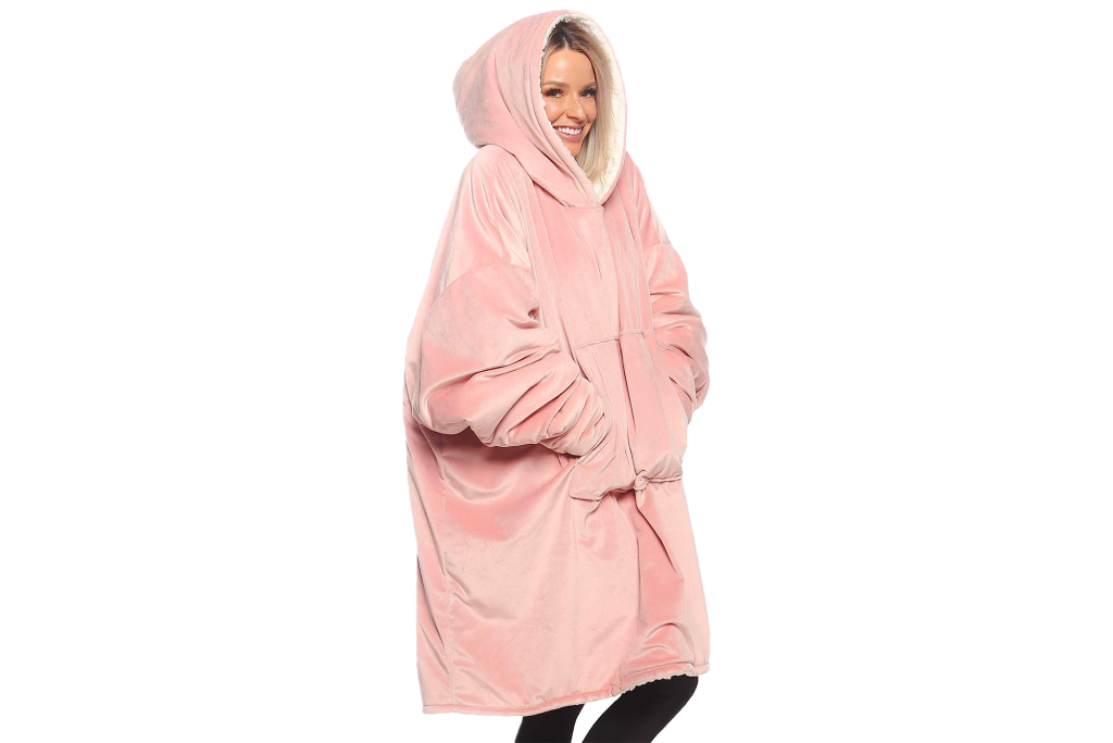 THE COMFY Original Oversized Microfiber & Sherpa Wearable Blanket