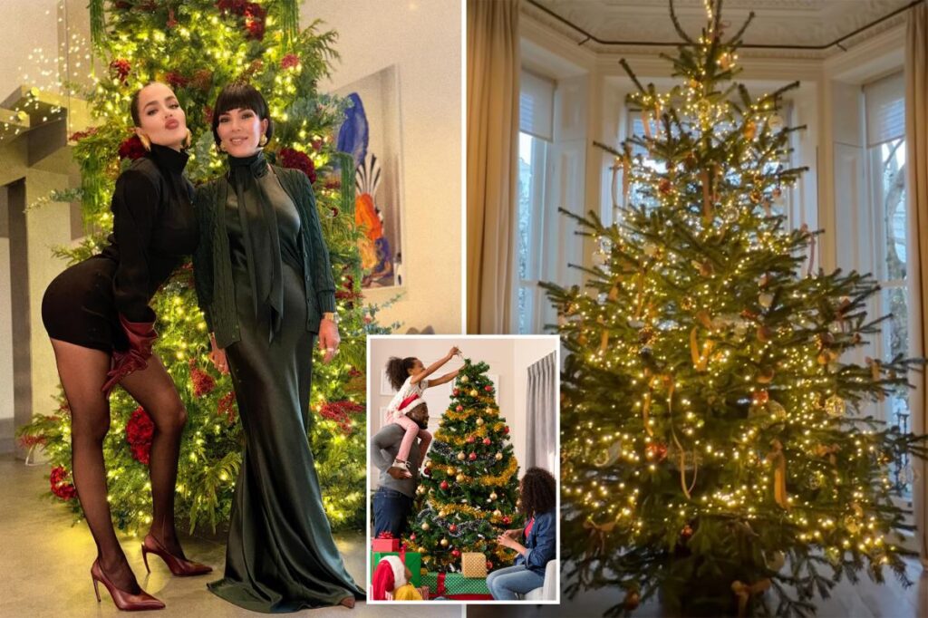Strange celebrity ‘naked Christmas tree’ trend sparks pushback: ‘Ornaments are a must’