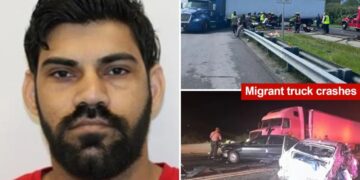 Truck driver charged with killing newlyweds in horror crash is illegal migrant given license in Newsom’s California: feds