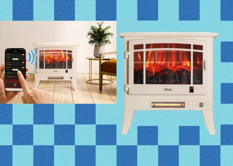 How a $200 Fake Fireplace From Home Depot Soothed My Soul