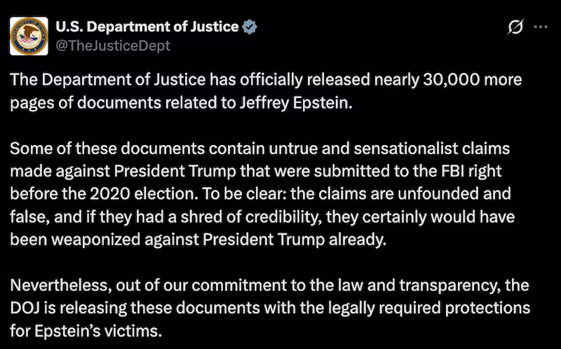 DoJ Post