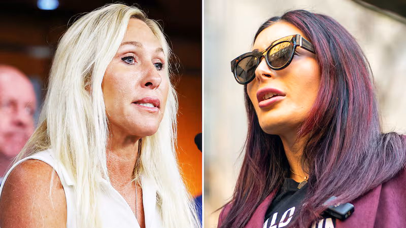 Marjorie Taylor Greene and Laura Loomer.