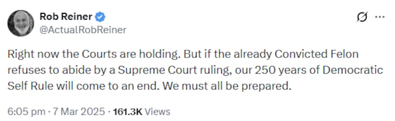 Rob Reiner on Trump 4