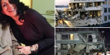 Elementary school teacher falls and dies after cruise ship collides with another boat on Nile River