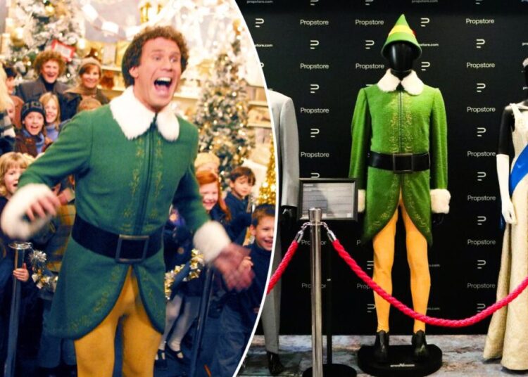 ‘Elf’ costume worn by Will Ferrell sold for over $319,000 at English auction