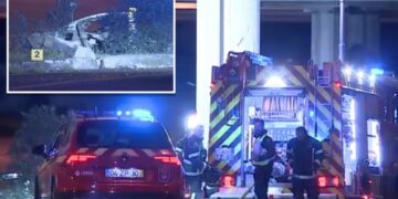 6 young adults killed in fiery BMW crash near US Embassy in tourist hotspot Lisbon