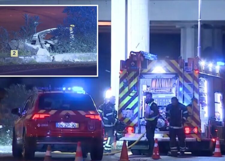 6 young adults killed in fiery BMW crash near US Embassy in tourist hotspot Lisbon