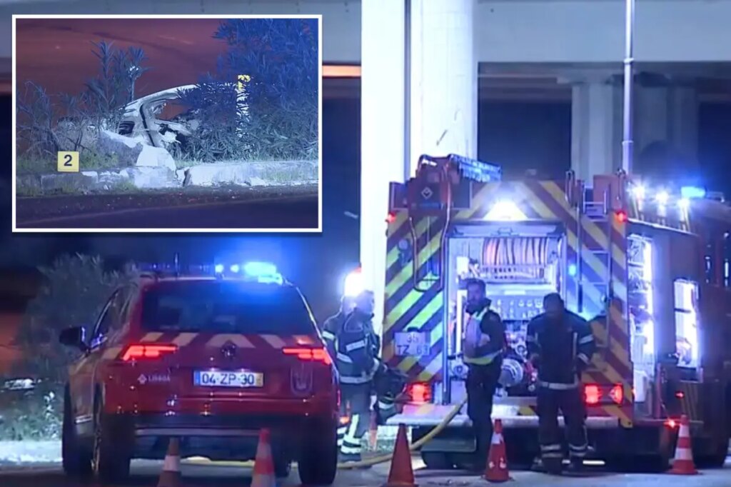 6 young adults killed in fiery BMW crash near US Embassy in tourist hotspot Lisbon