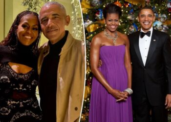 Michelle and Barack Obama prove they’re still going strong with cozy Christmas pic