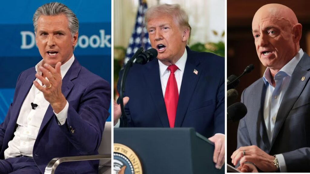 Gavin Newsom, Mark Kelly and More Rip Into Trump’s Primetime Speech: ‘This Could’ve Been an Email’