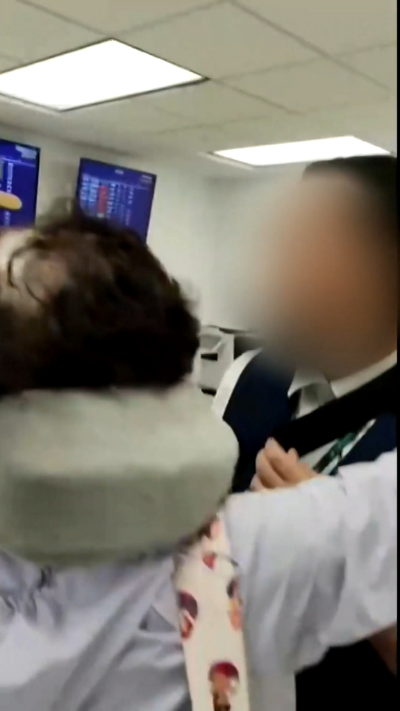 During the heated encounter, one of the WestJet agents told him he had 