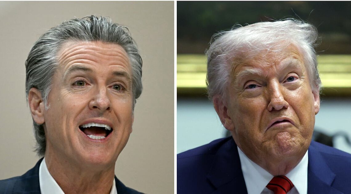Gavin Newsom, 58, Trolls Trump, 79, Over His Late-Night Health Meltdown