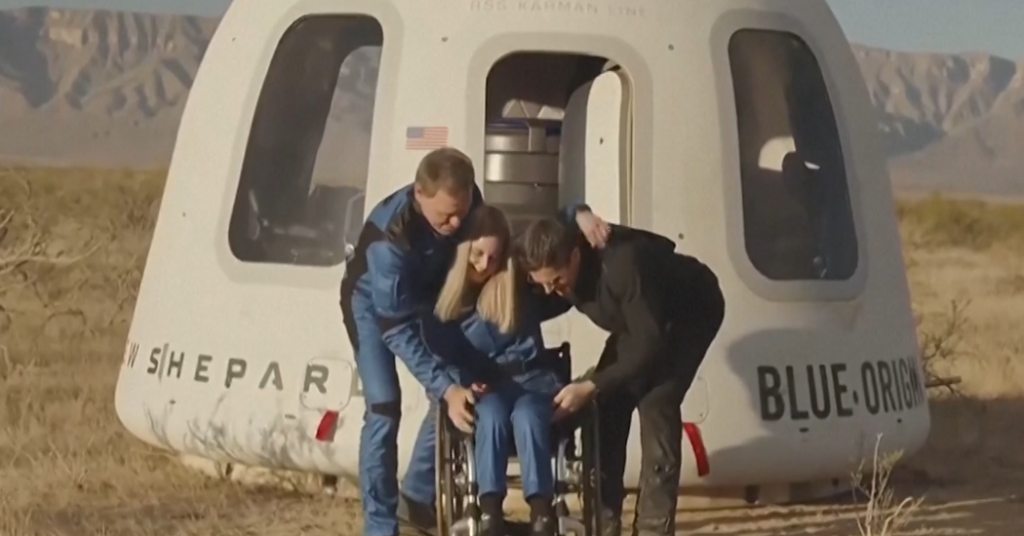 In a First, a Wheelchair User Joins a Short Flight to Space