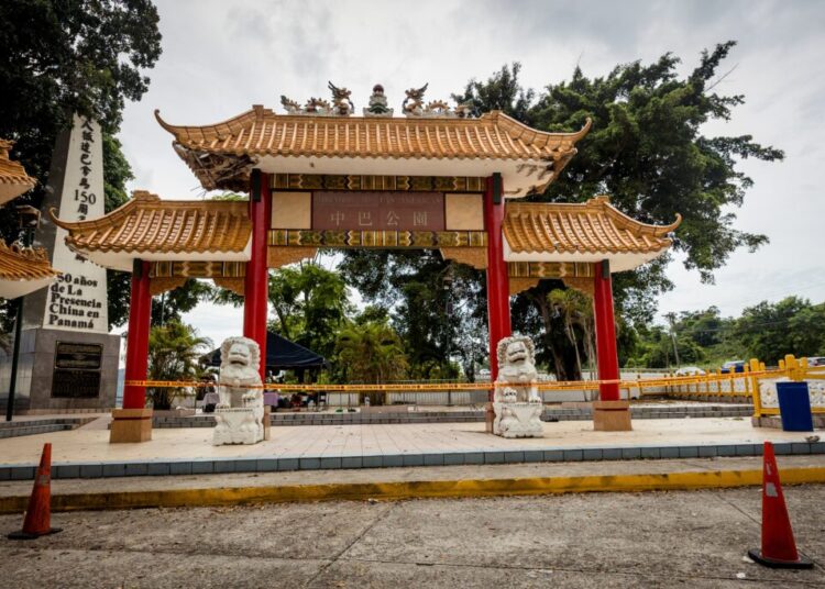 Chinese monument in Panama toppled amid Trump’s canal fight