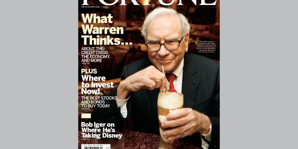 Warren Buffett: Business titan and cover star