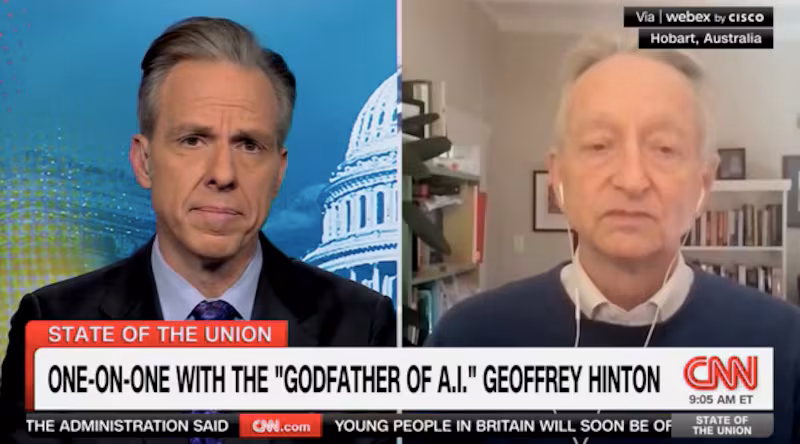 Geoffrey Hinton on State of the Union with Jake Tapper