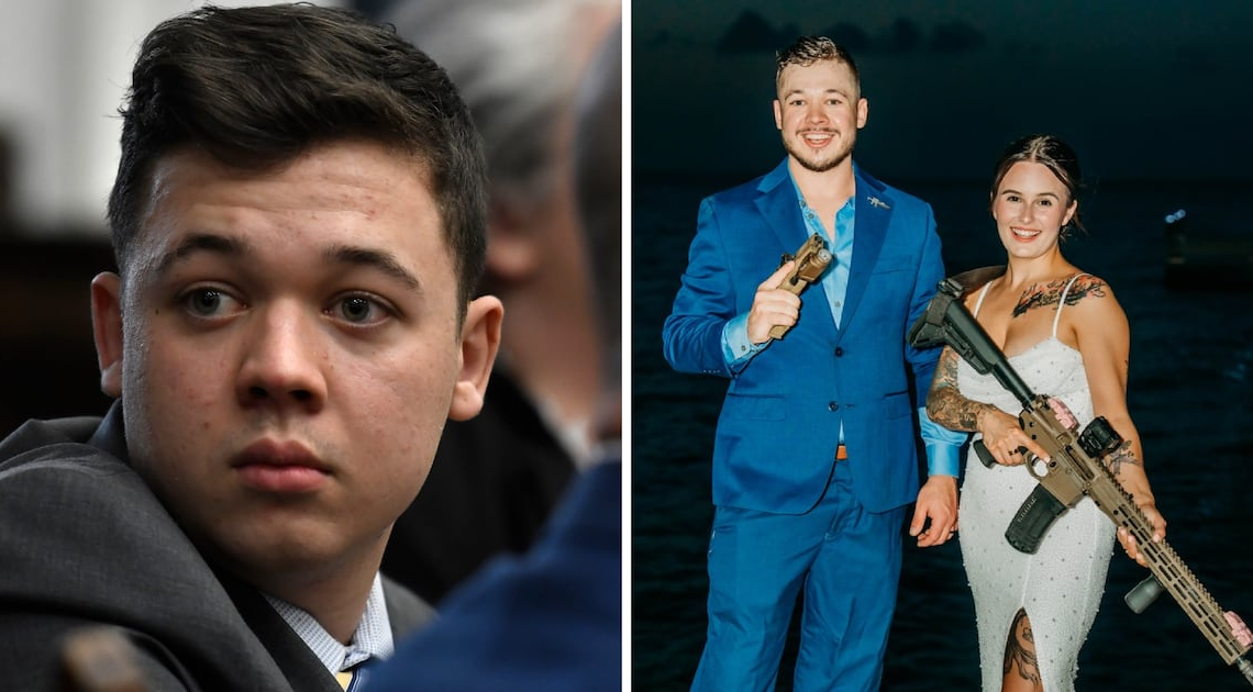 Kyle Rittenhouse Returns to Social Media With Gun-Toting New Wife