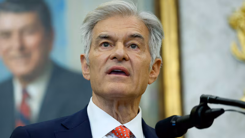 Centers for Medicare & Medicaid Services administrator Dr. Mehmet Oz, pictured October 16, insisted increasing health insurance premiums was "not the big issue" on Wednesday amid growing concern premiums are about to skyrocket for Obamacare enrollees.