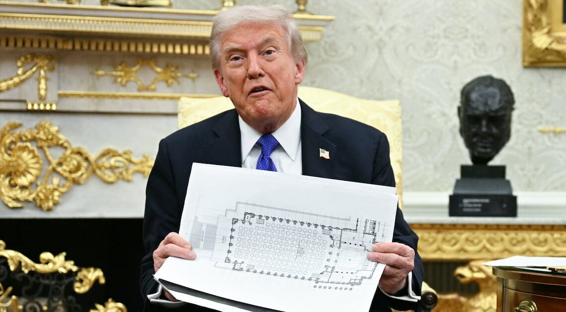 Trump Melts Down at Kaitlin Collins Over Rising Ballroom Cost