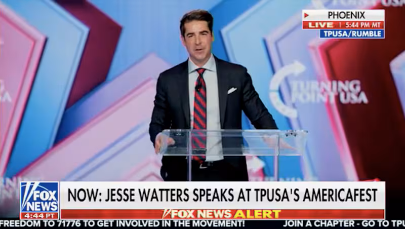 Jesse Watters at Turning Point USA