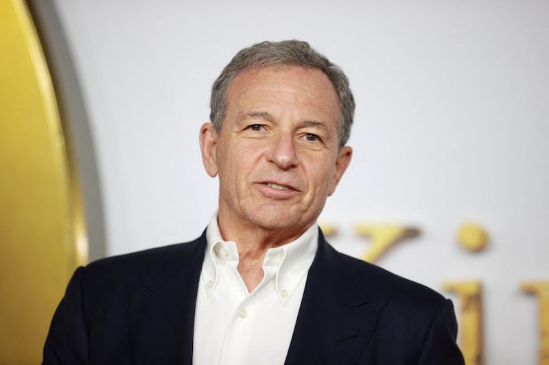 FILE PHOTO: Executive Chairman of the Walt Disney Company Bob Iger arrives at the world premiere for the film 'The King's Man' at Leicester Square in London, Britain December 6, 2021. REUTERS/Hannah McKay/File Photo