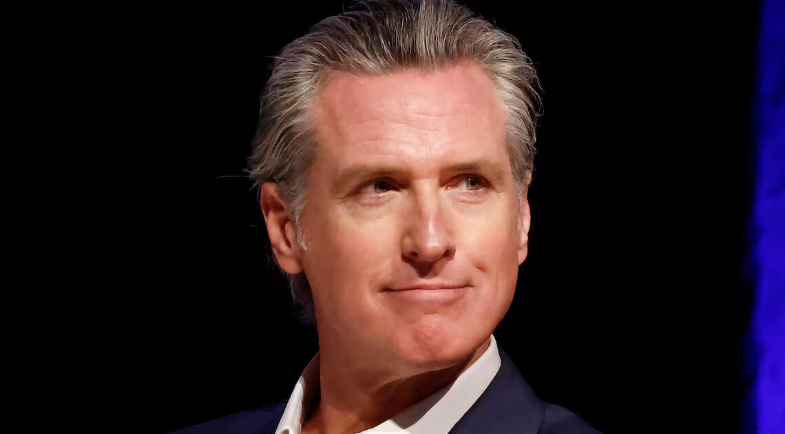 Gavin Newsom Mocks Intimate Picture of MAGA Rocker Golfing With Trump