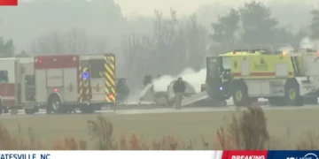 Multiple killed after jet owned by NASCAR driver crashes at North Carolina airport