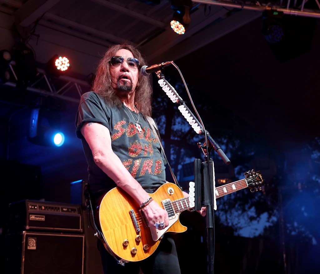 Ace Frehley performs in concert.