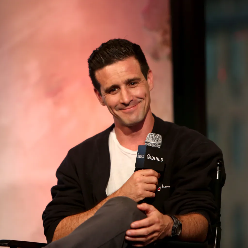 Actor James Ransone discusses the film, 'In A Valley of Violence' at the Build Series at AOL HQ on October 17, 2016 in New York City.