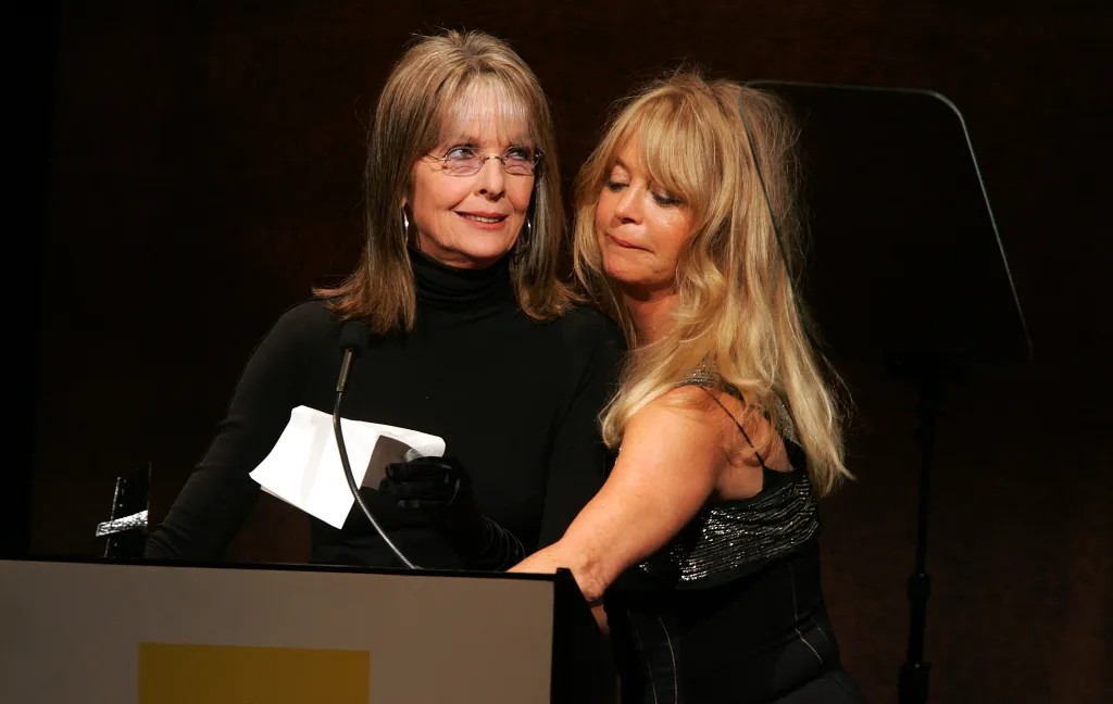Diane Keaton, Goldie Hawn at the 9th Annual Hollywood Film Awards in October 2005