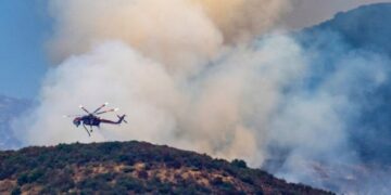 Orange County Sets Mandatory Christmas Eve Evacuation Order for Airport Fire Burn Scar Area