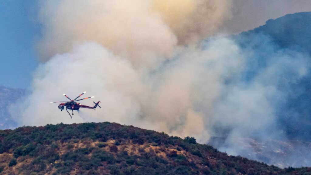 Orange County Sets Mandatory Christmas Eve Evacuation Order for Airport Fire Burn Scar Area