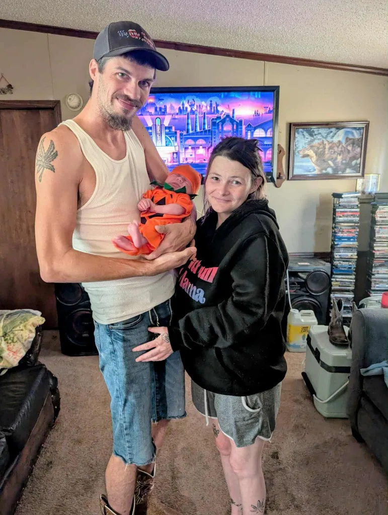 The couple shared a three-month-old child together, who was in the car when he shot the baby's mom, cops said.