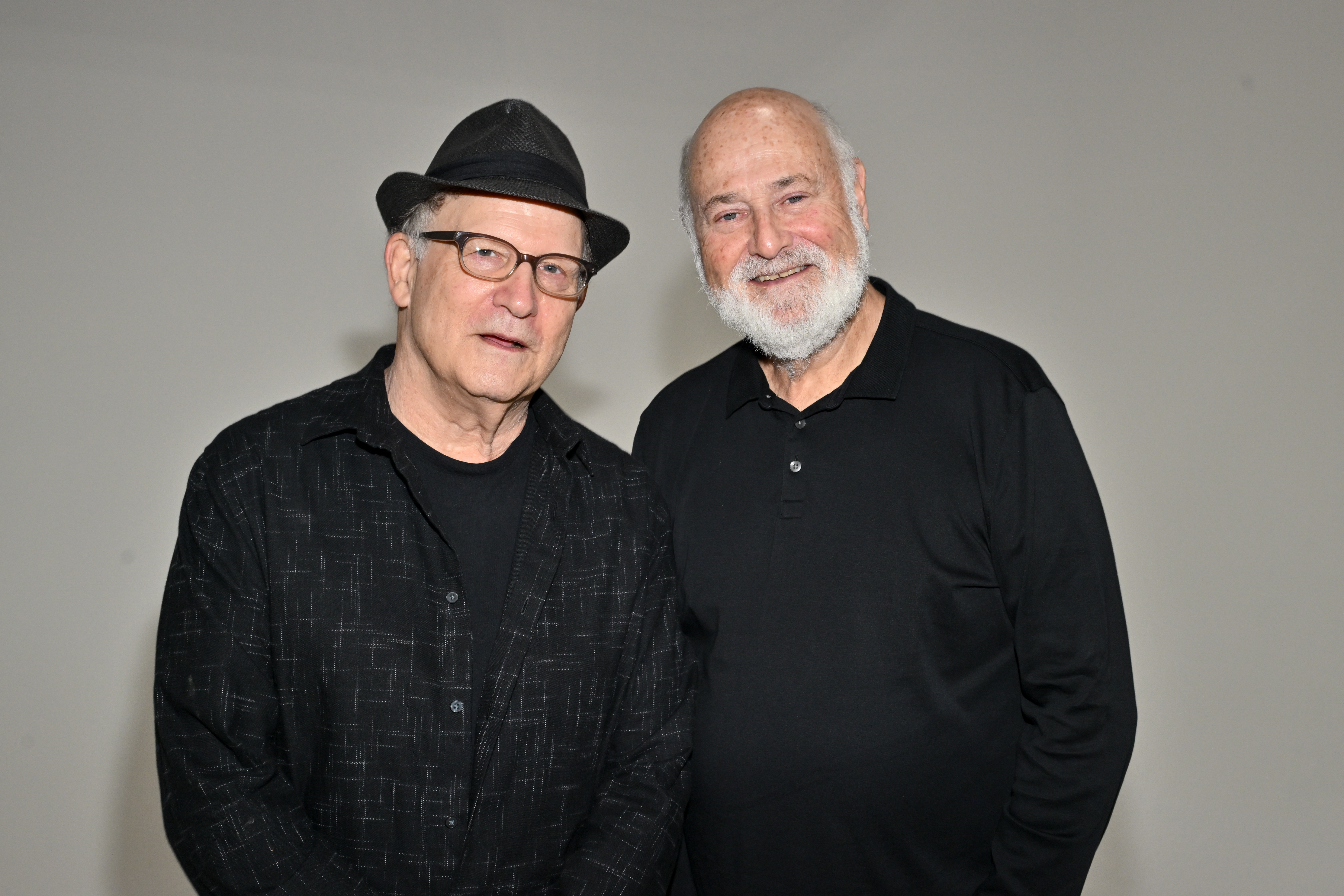 Albert Brooks and Rob Reiner at the HBO | Max Emmy Nominee Celebration held at NYA East on August 11, 2024 in Los Angeles, California.