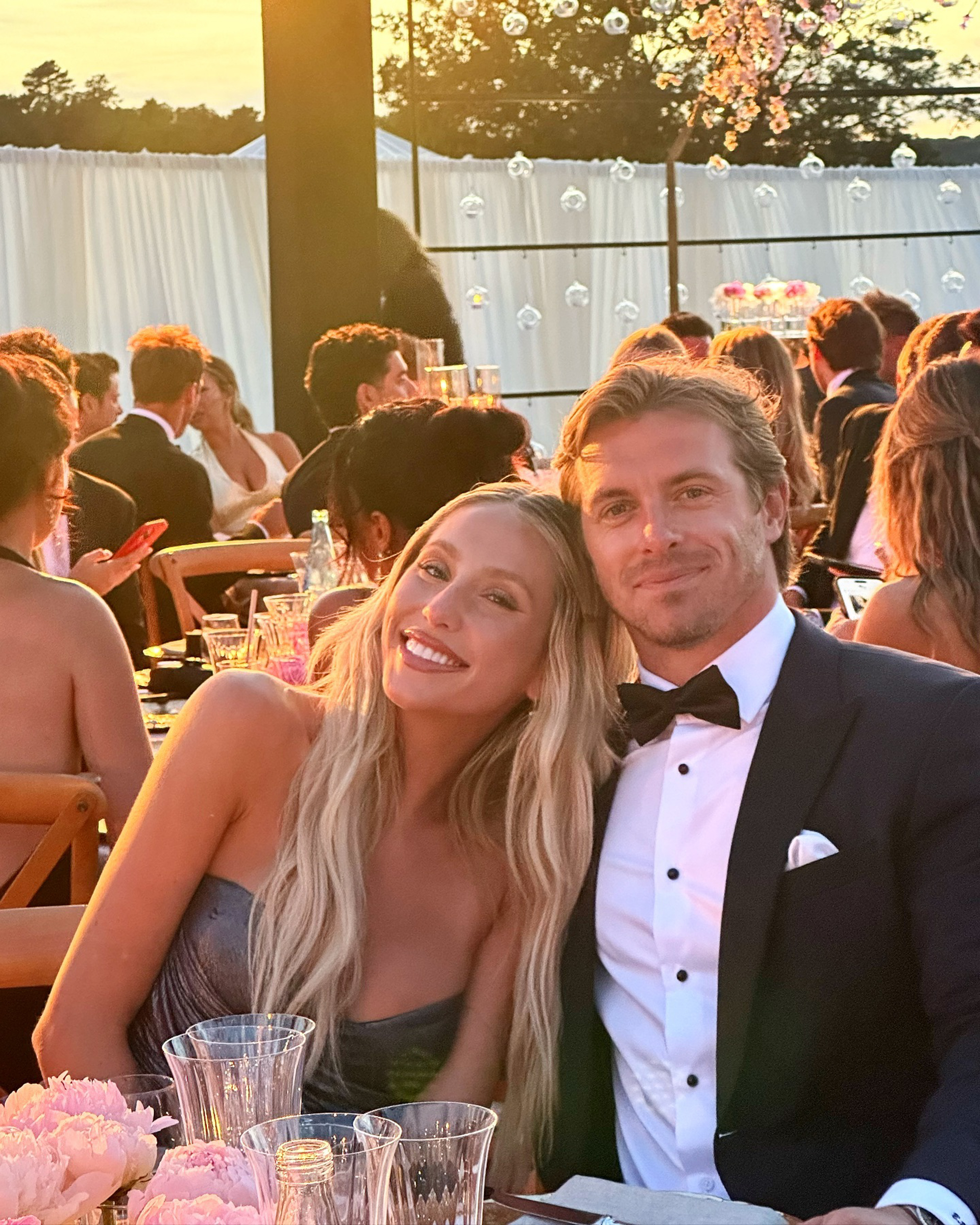 Alix Earle and Braxton Berrios at an event.