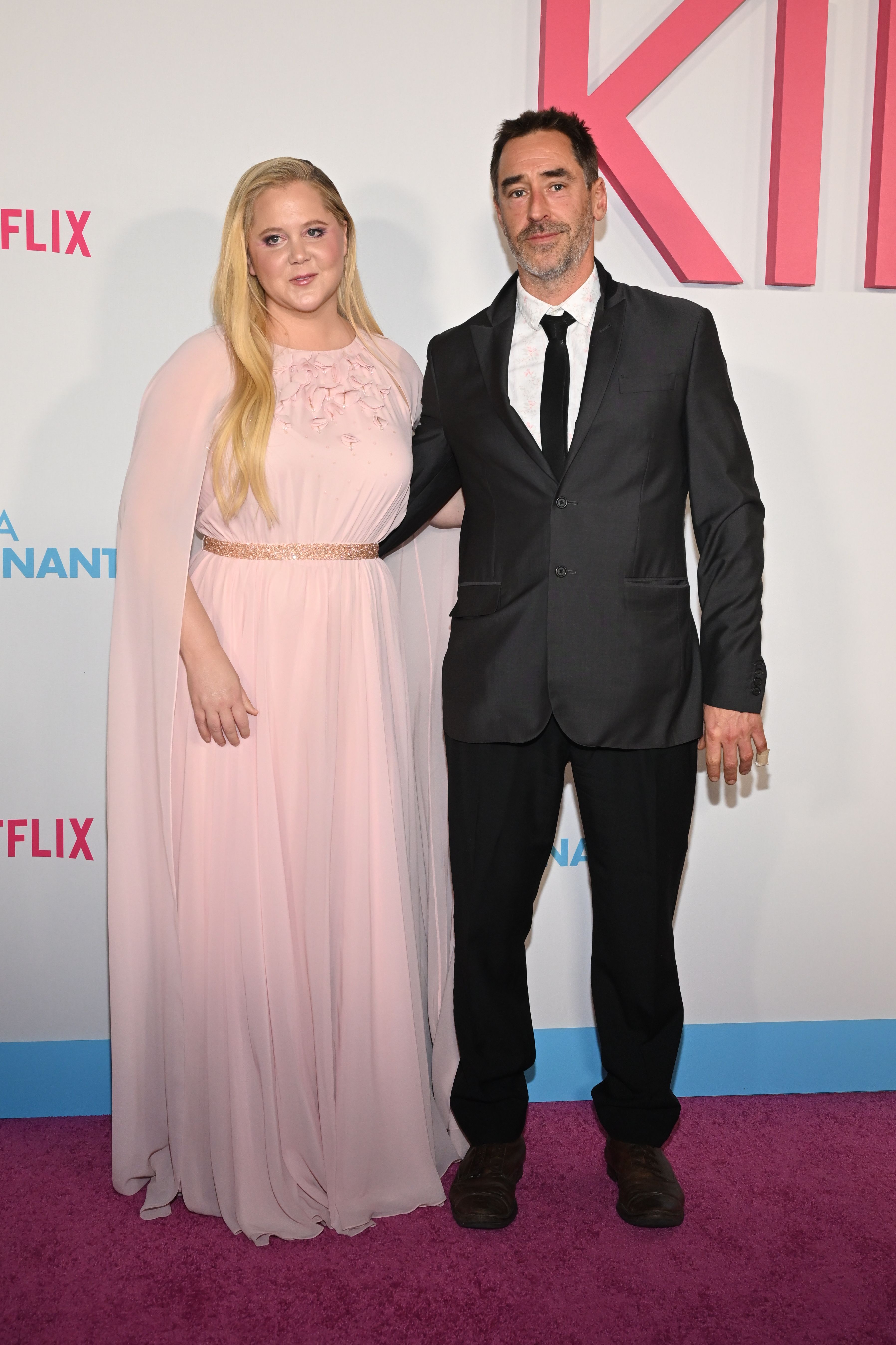 Amy Schumer and Chris Fischer at the Netflix's 'Kinda Pregnant' Premiere.