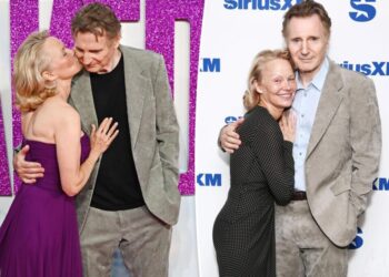 Pam Anderson details ‘intimate week’ with Liam Neeson — as he introduced her as ‘future Mrs. Neeson’