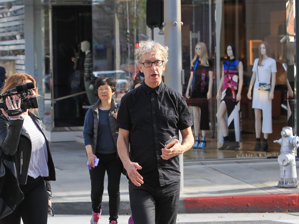 Andy Dick on the streets of Los Angeles, Calif. on Feb. 8, 2017.