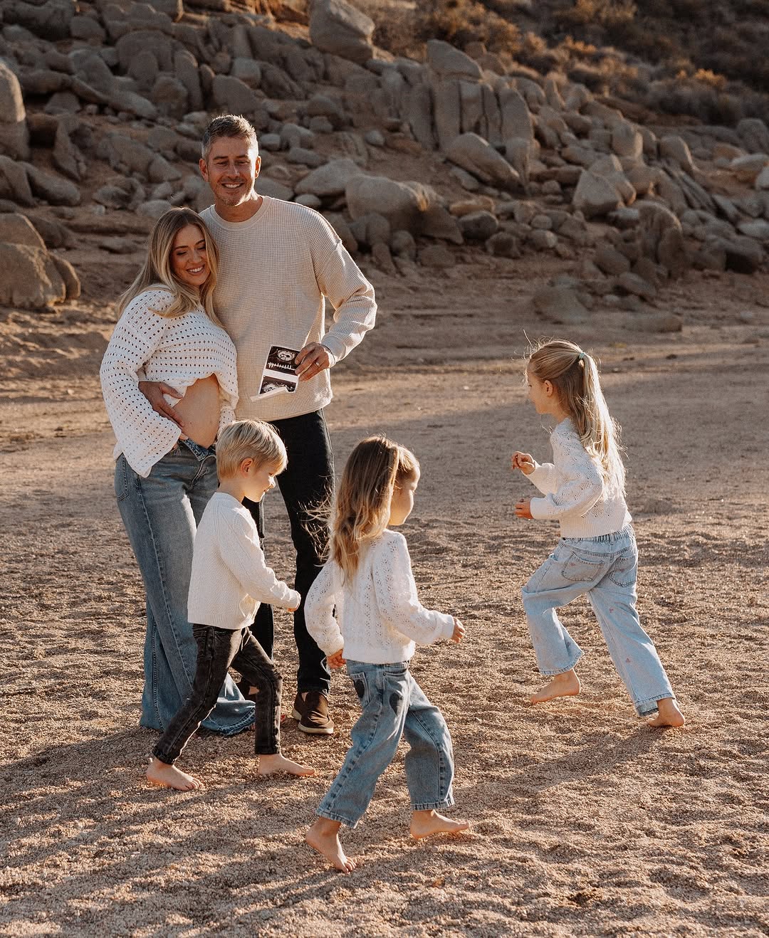 Arie Luyendyk Jr. and Lauren Luyendyk's pregnancy announcement in March 2025