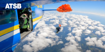 Australian Skydiver Filmed Dangling at 15,000 Feet After Parachute Snags on Plane