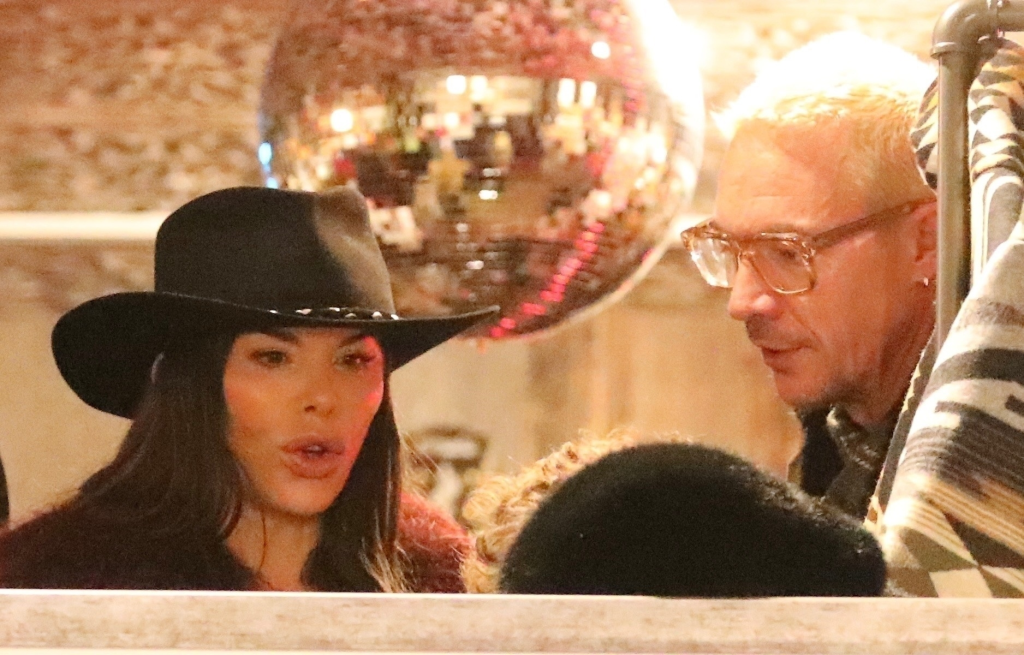 Lauren Sánchez and Diplo at Kemo Sabe in Aspen.