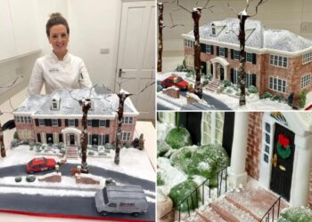 UK baker recreates iconic ‘Home Alone’ house out of cake — and it’s headed for the garbage