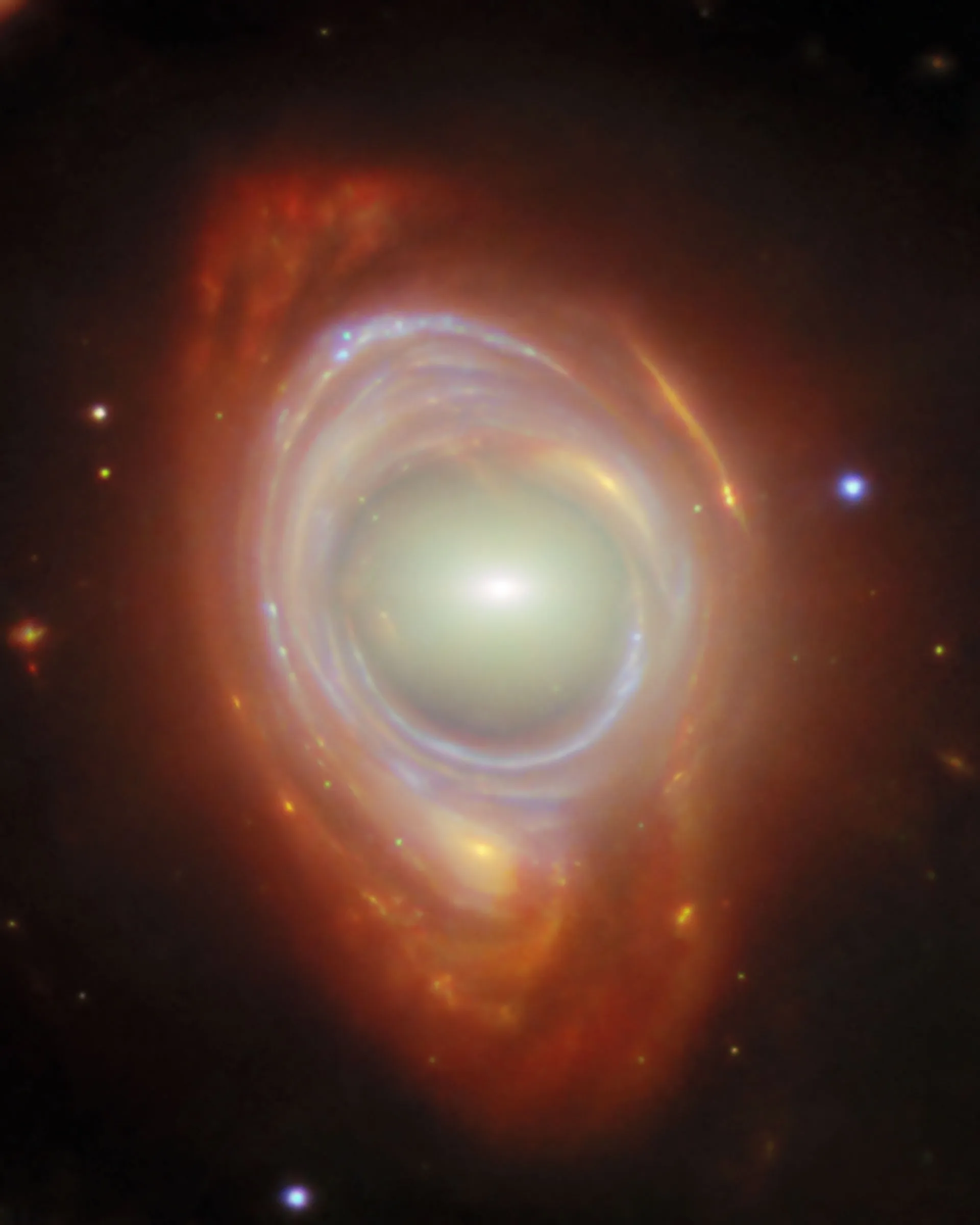Spying a spiral through a cosmic lens