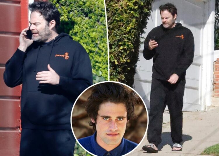 Bill Hader looks strained in first photos since tense chat with Nick Reiner hours before murders