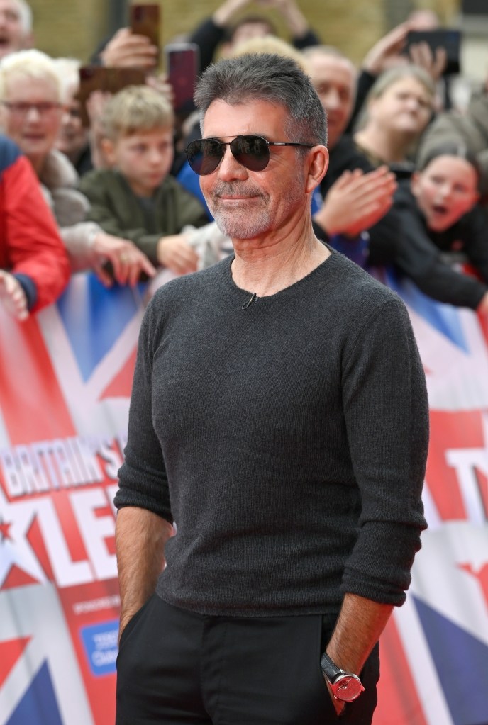 Simon Cowell at the Winter Gardens in Blackpool for a second day of auditions