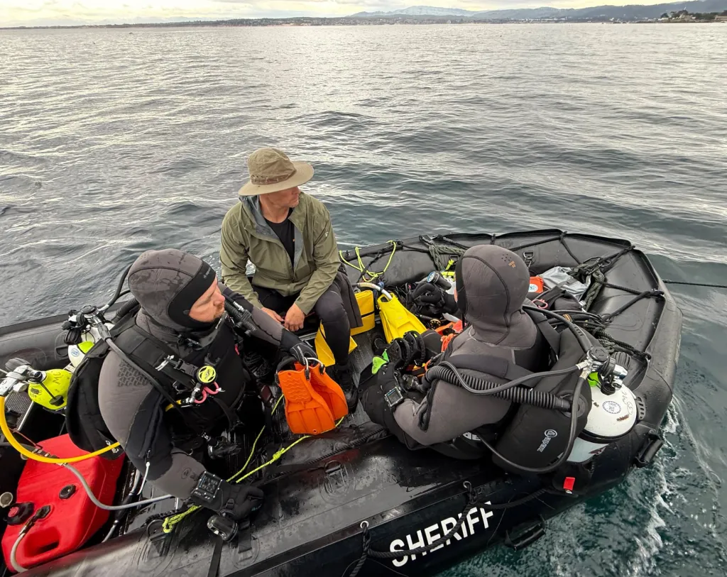Rescue teams recovered a corpse from the ocean south of Davenport Beach in Santa Cruz on Saturday at around 2pm, according to the county sheriff's office.