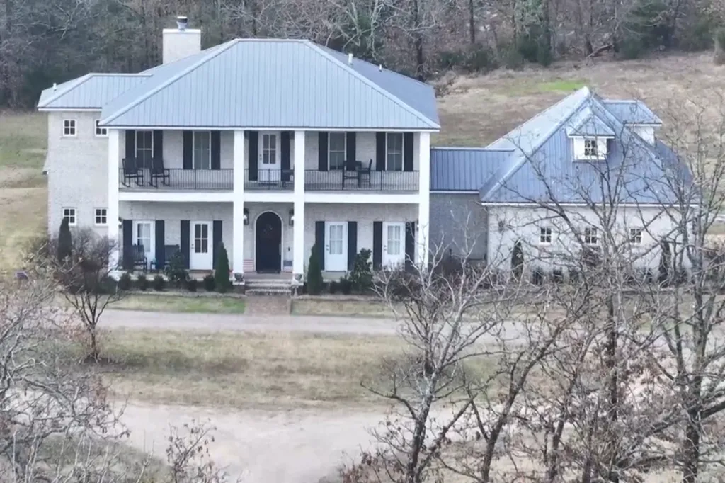 The former home of Charity and Randall Beallis at 1100 block of 1st Avenue in Bonanza, Arkansas.