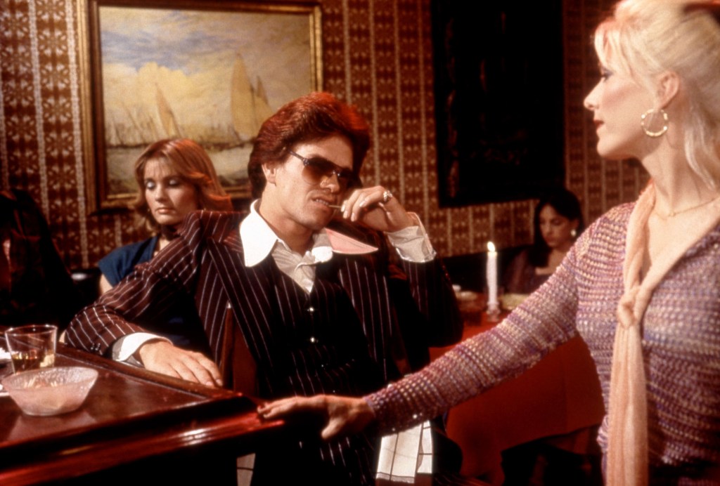 Mark Wahlberg, Melora Walters in a scene from the 1997 epic