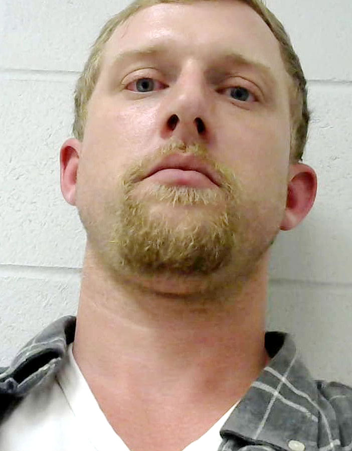 Booking photo of Kyle Chrisley.