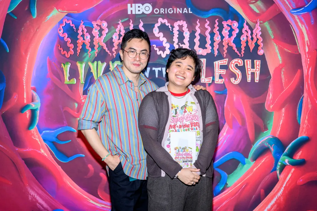 Bowen Yang and Celeste Yim attend the 